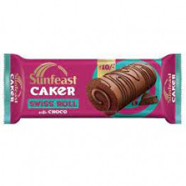 SUNFEAST CAKER SWISS ROLL WITH CHOCO 29GM
